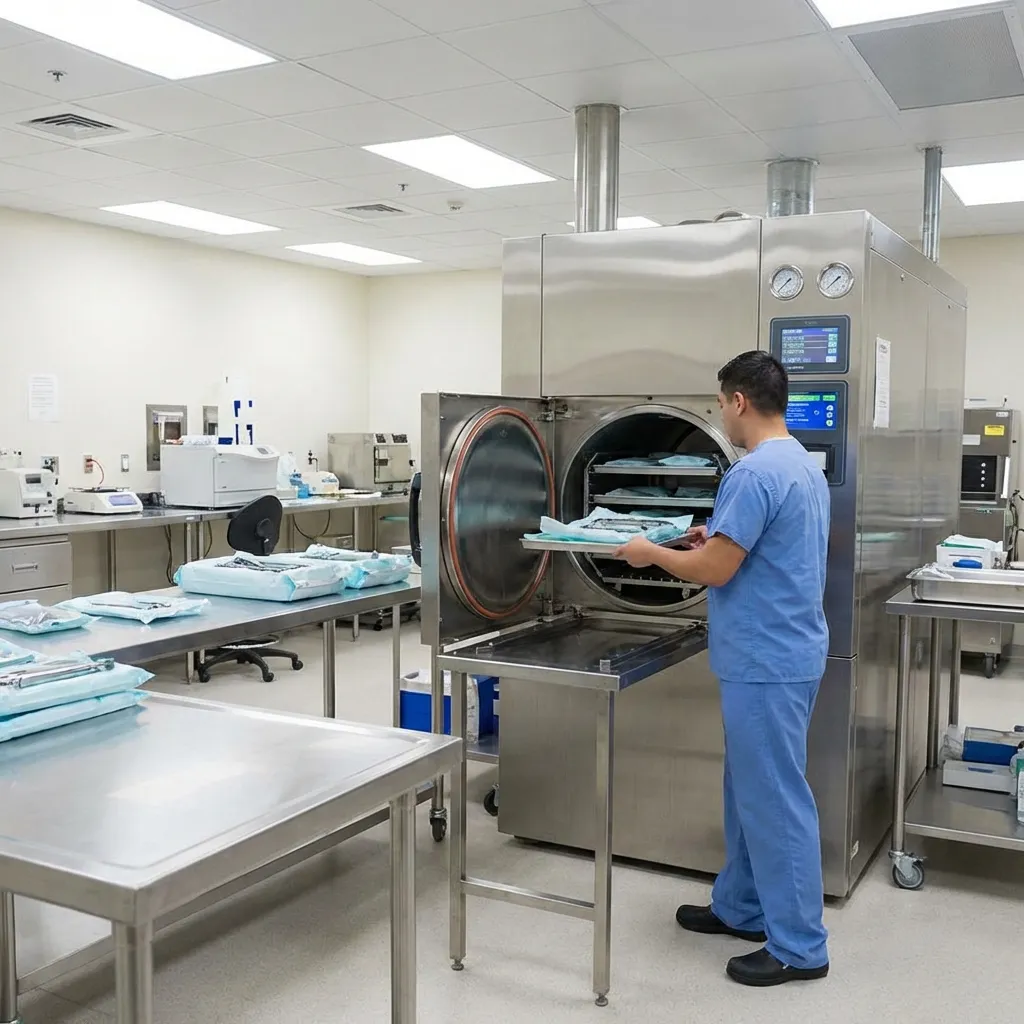 Tıbbi Hastane Tipi Sterilizasyon Otoklav Cihazları